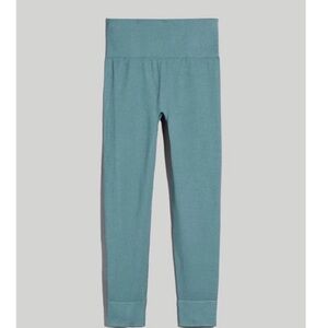 Madewell Ribbed Teal Leggings
